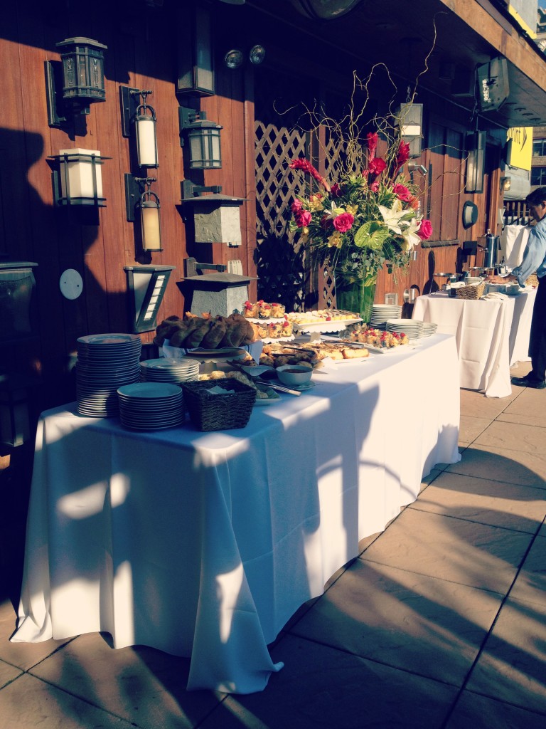 Florida themed breakfast buffet