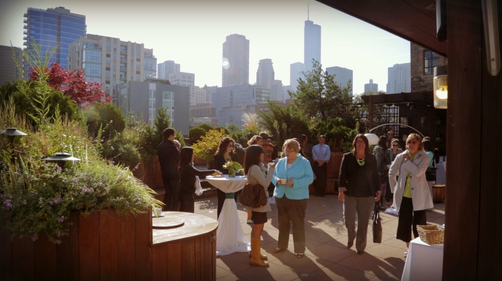 Chicago Rooftop Media Event