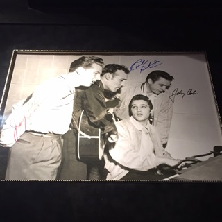 Memorabilia in the Johnny Cash Museum
